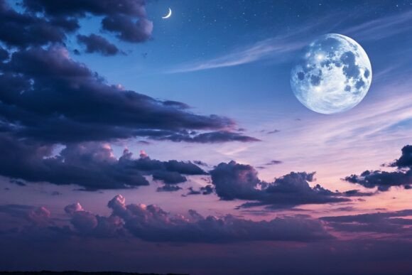 Download Sky and Moon Background Design - Sky Collection