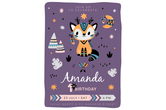 Download Cute Animals. Kids Birthday Party Invita - Cute animals Collection