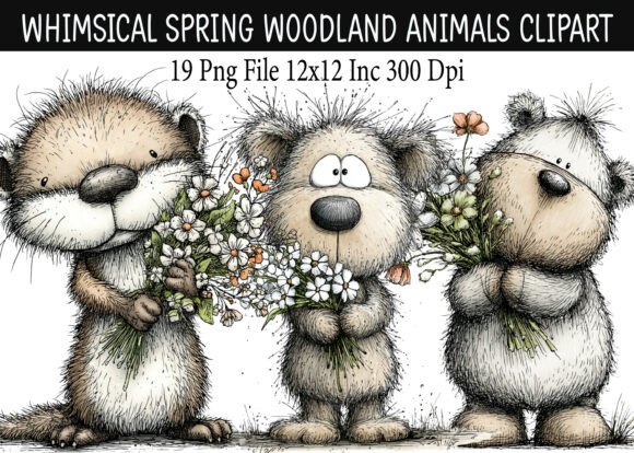 Download Whimsical Spring Woodland Animals - Spring Collection