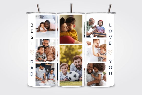 Download Dad Photo Tumbler Wrap | Canva Editable - Canva editable Collection